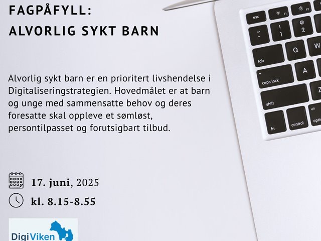 Fagpåfyll: Alvorlig sykt barn